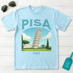 Pisa Italy Vintage Travel Poster T-Shirt