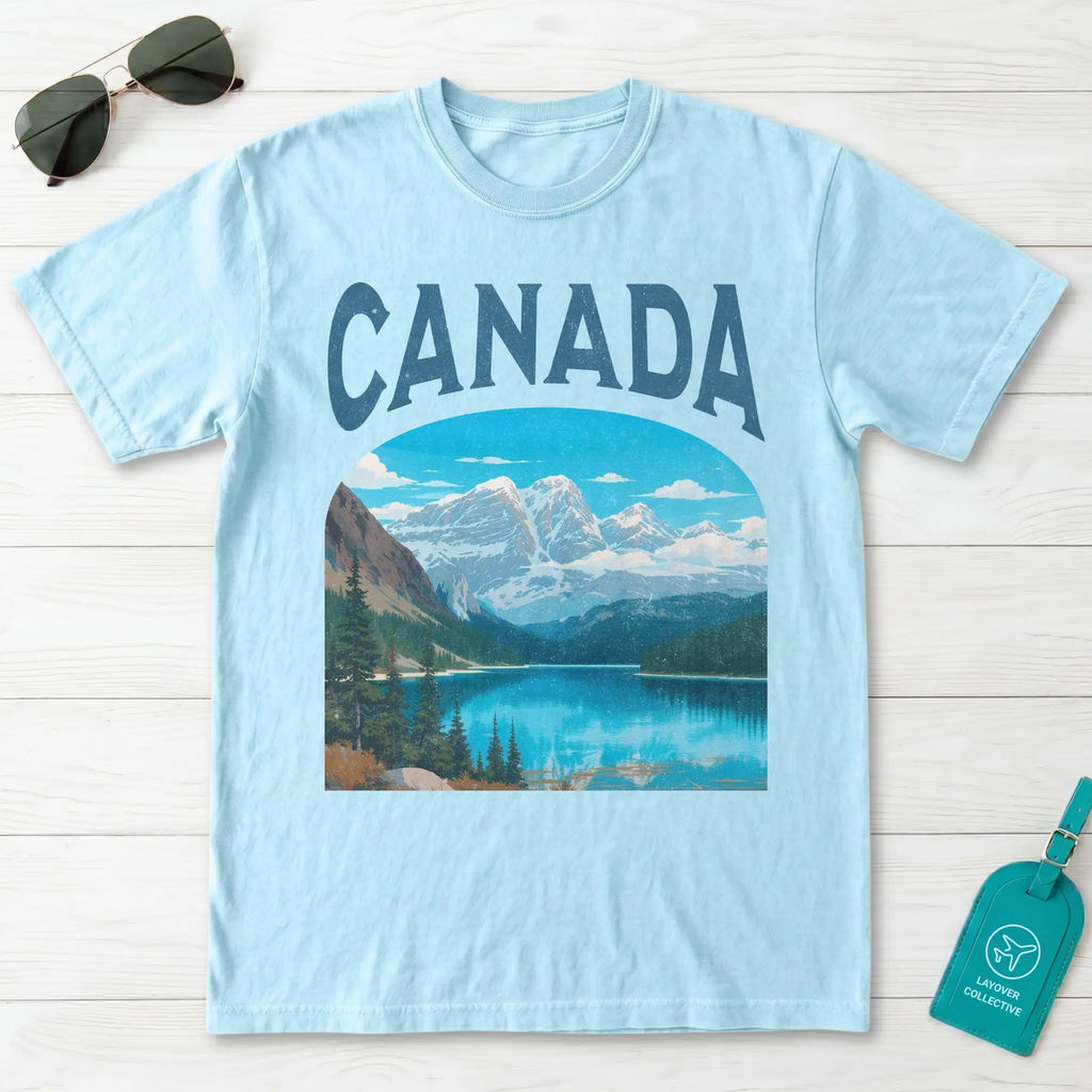 Canada Vintage Travel Poster T-Shirt