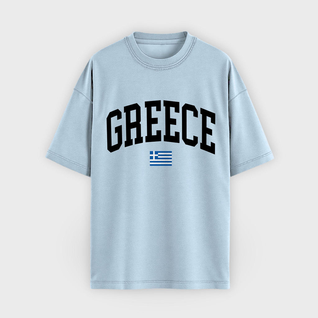 Greece Collegiate Flag T-Shirt