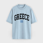 Greece Collegiate Flag T-Shirt