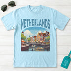 Netherlands Vintage Travel Poster T-Shirt