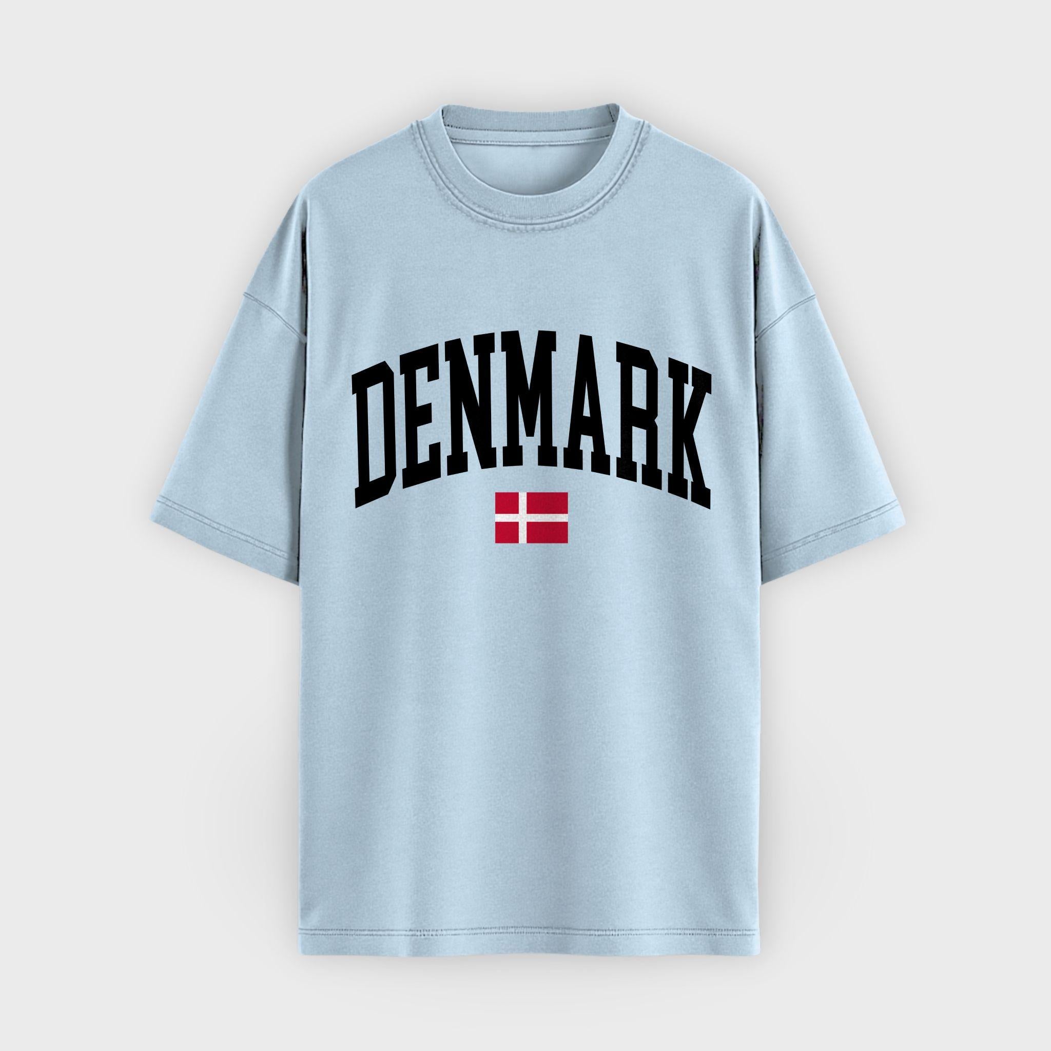 Denmark Collegiate Flag T-Shirt