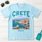 Crete Greece Vintage Travel Poster T-Shirt