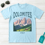 The Dolomites Italy Vintage Travel Poster T-Shirt