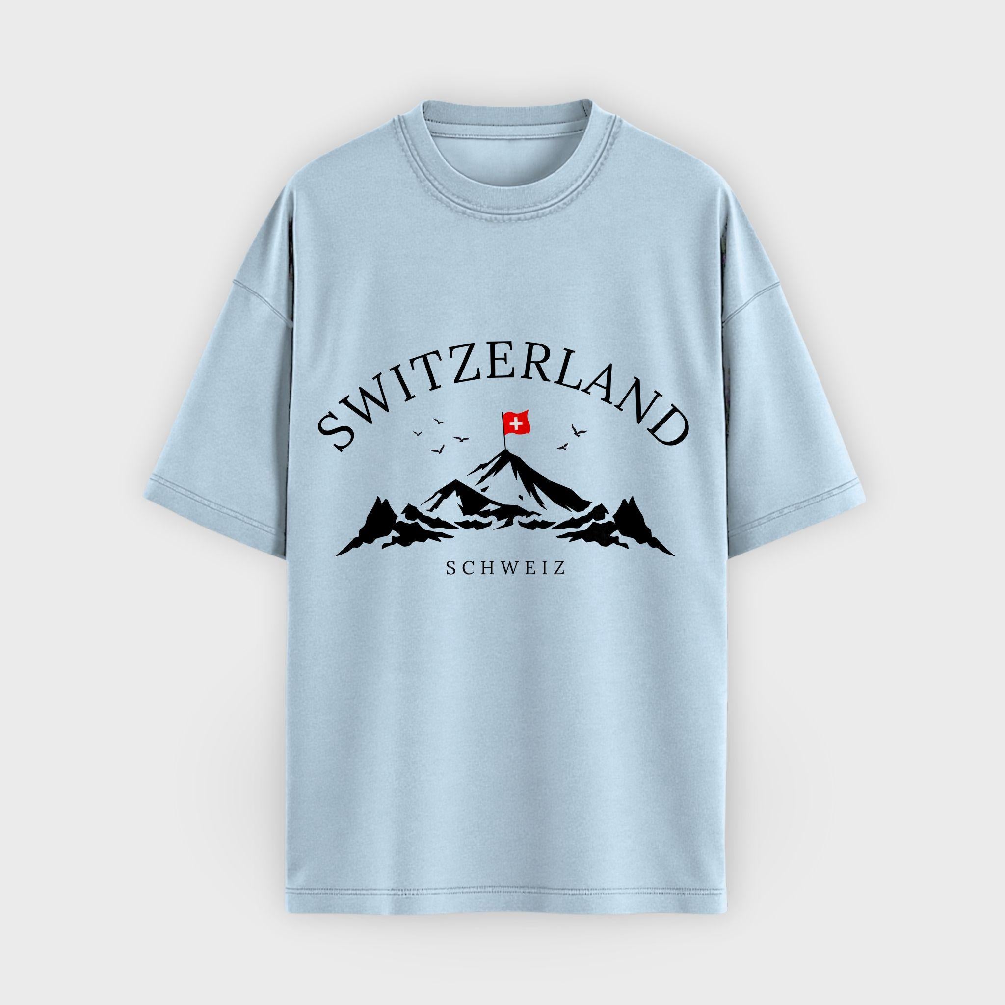 Switzerland Mountain Vista T-Shirt