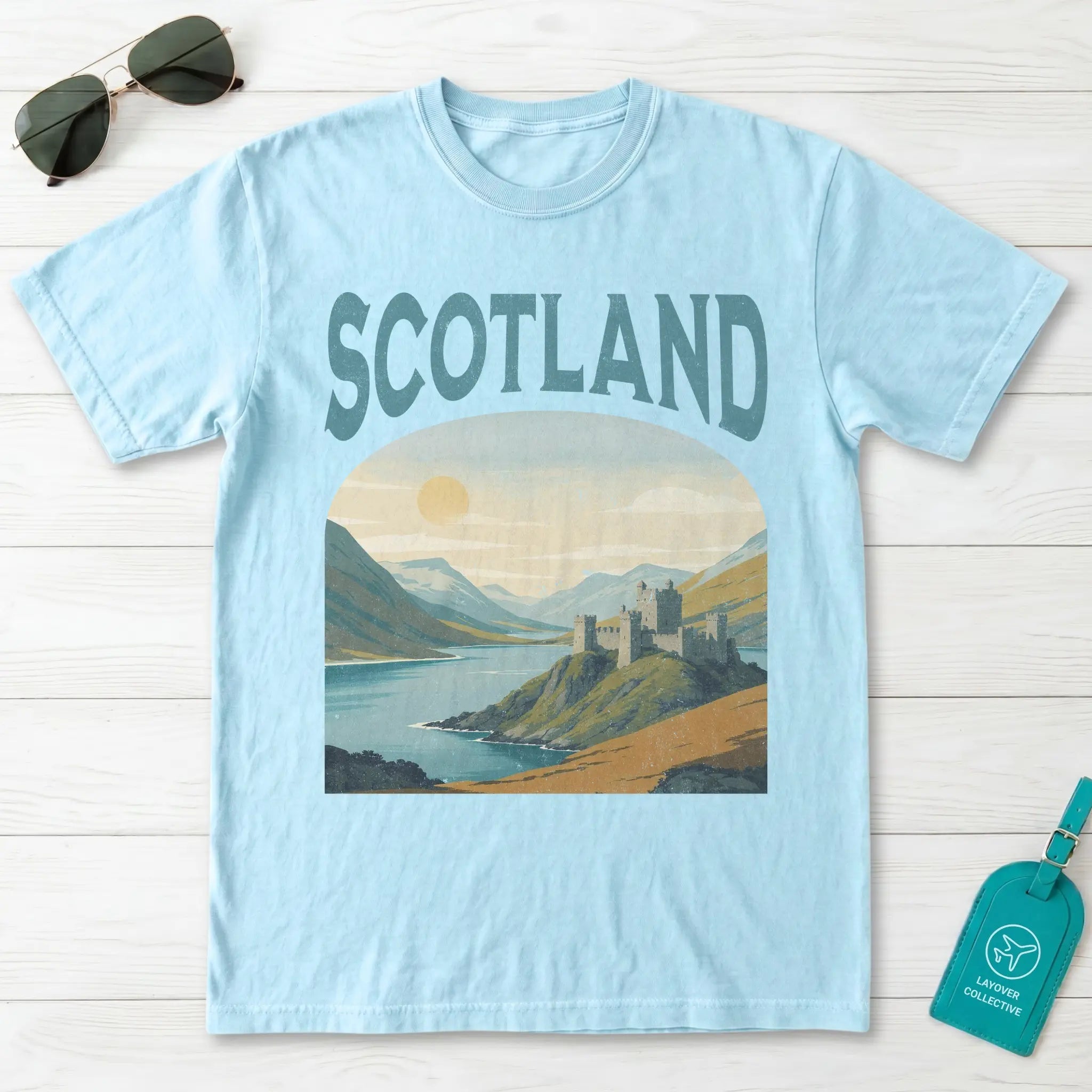 Scotland Vintage Travel Poster T-Shirt