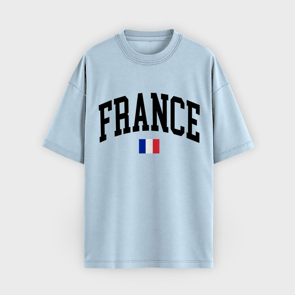 France Collegiate Flag T-Shirt