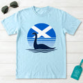 Nessie Saltire Scotland Retro T-Shirt