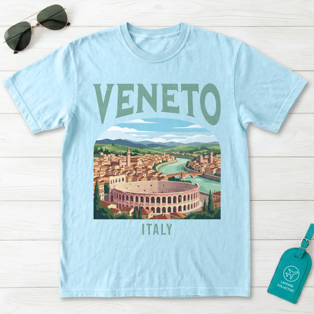 Veneto Italy Vintage Travel Poster T-Shirt
