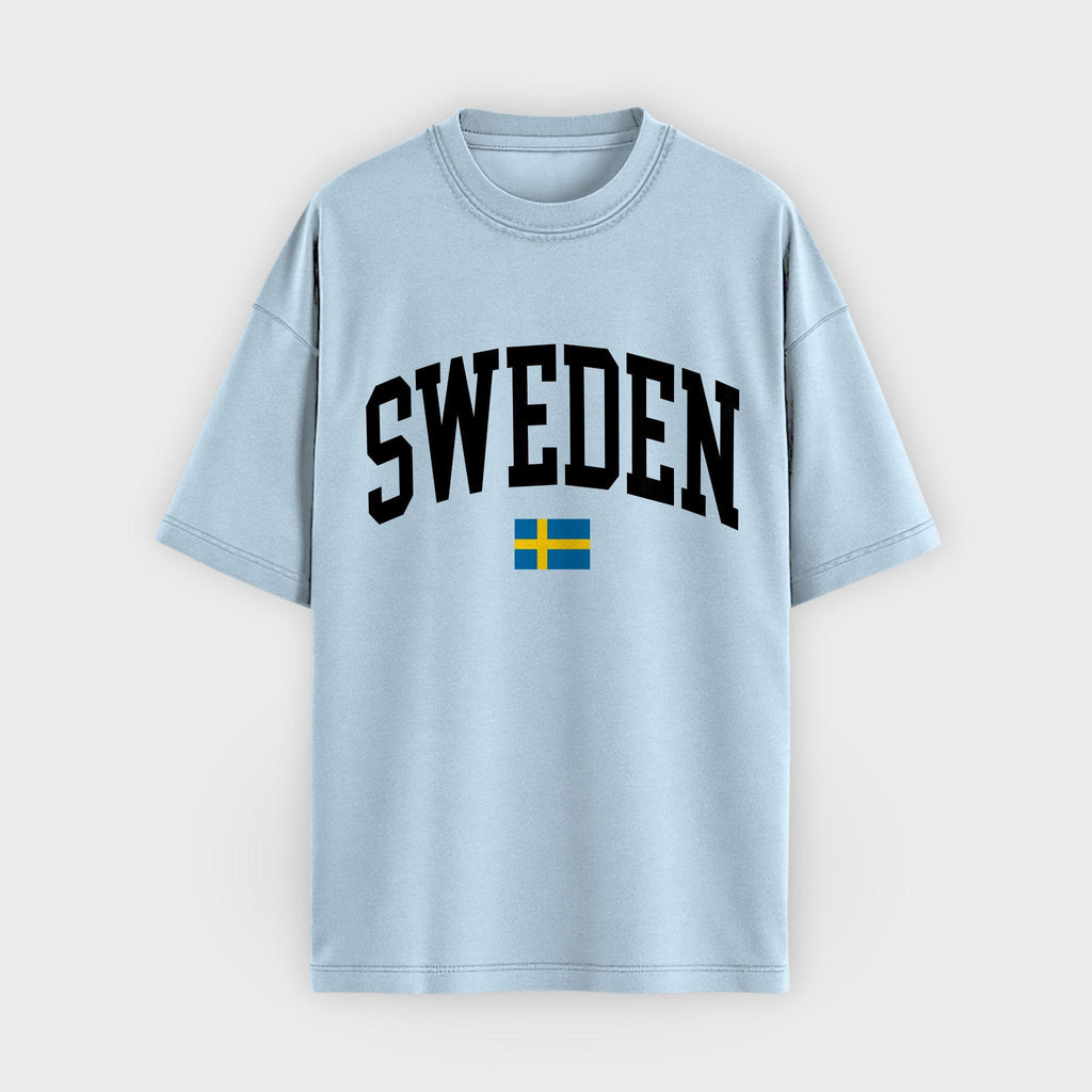 Sweden Collegiate Flag T-Shirt