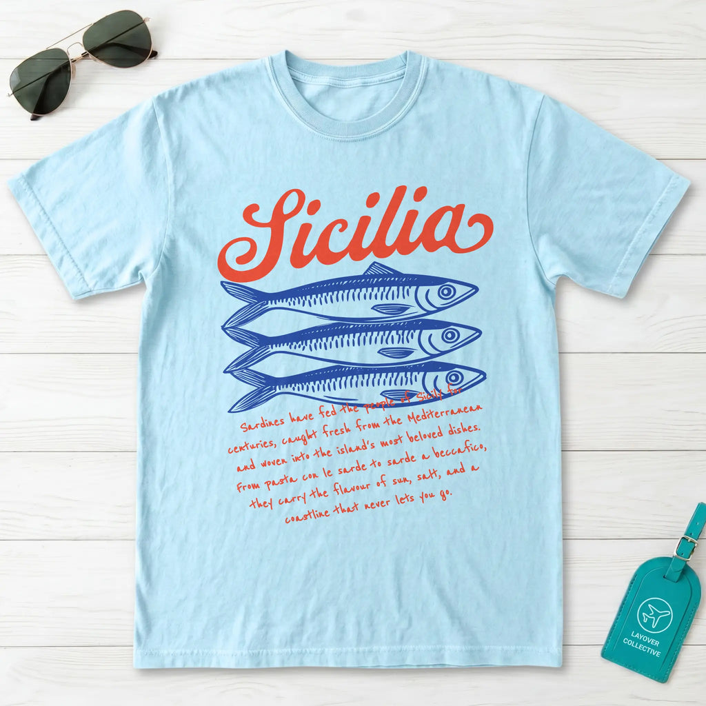 Sicilia Sardine Graphic T-Shirt