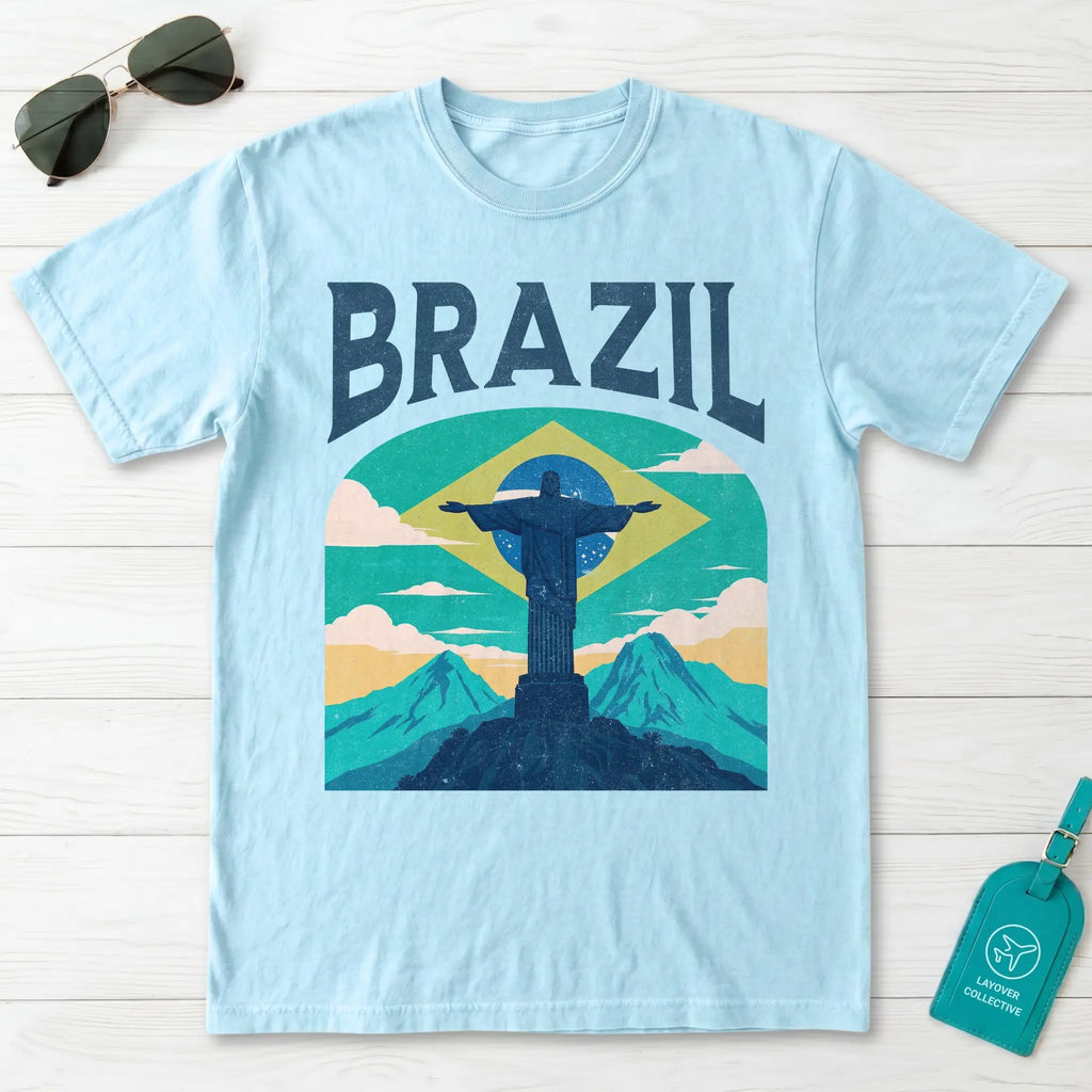 Brazil Vintage Travel Poster T-Shirt