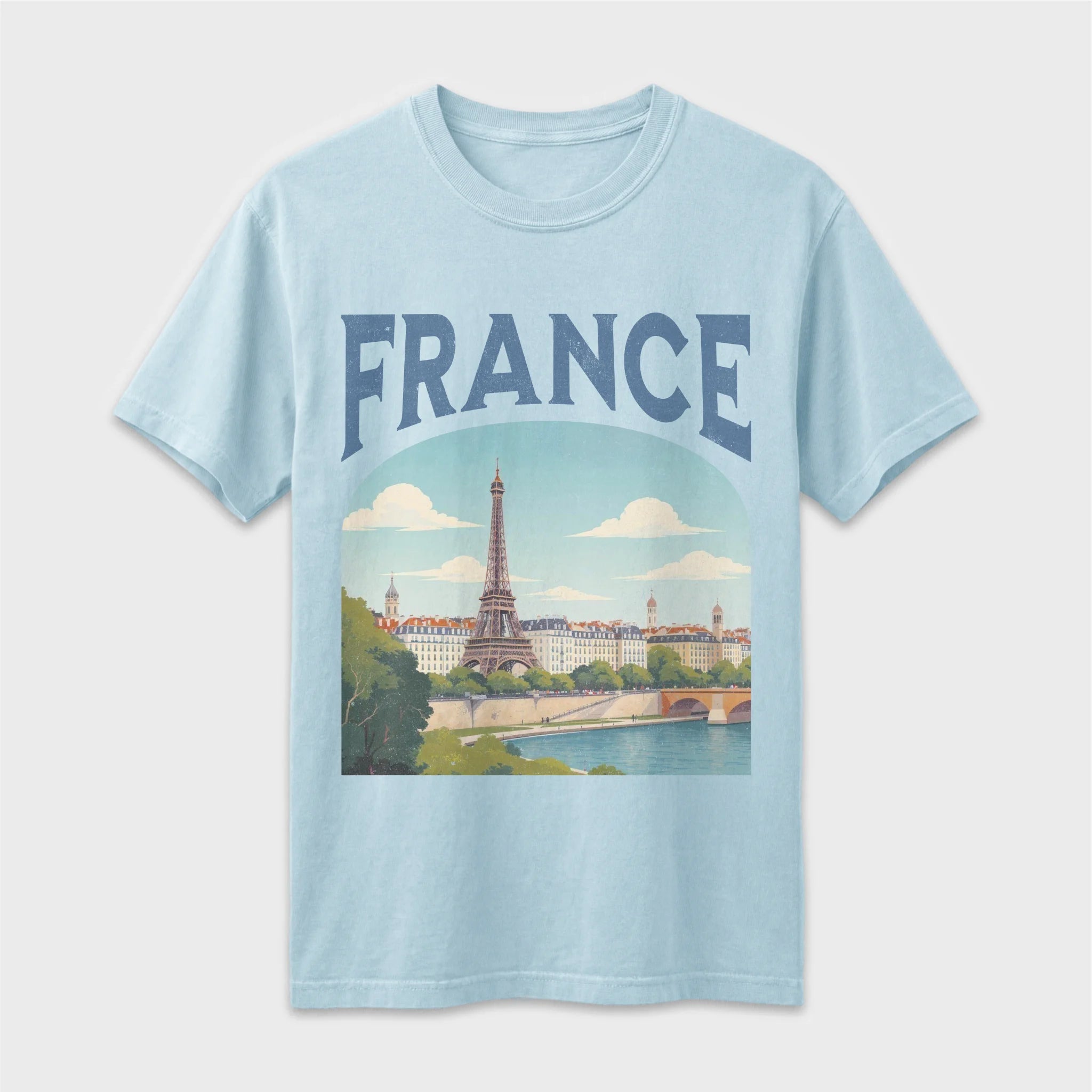France Vintage Travel Poster T-Shirt