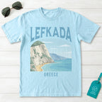 Lefkada Greece Vintage Travel Poster T-Shirt