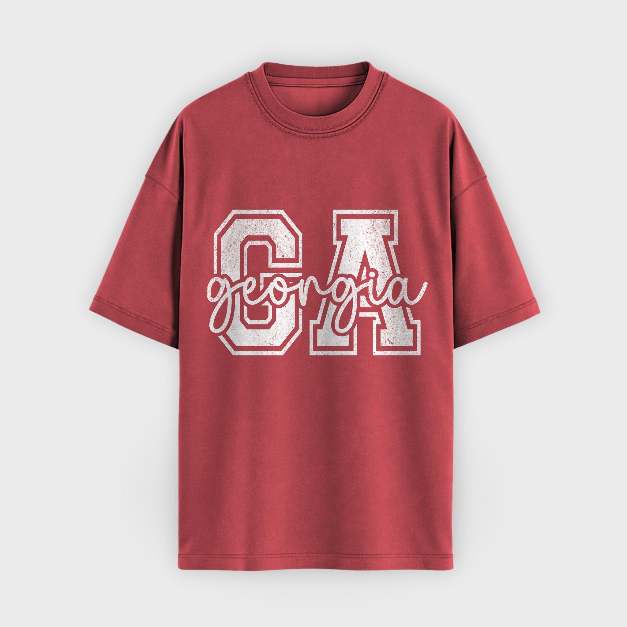 GA Varsity State T-Shirt
