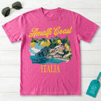 Amalfi Coast Italia Lemon Coastal Village Graphic T-Shirt