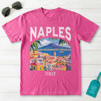 Naples Italy Vintage Travel Poster T-Shirt