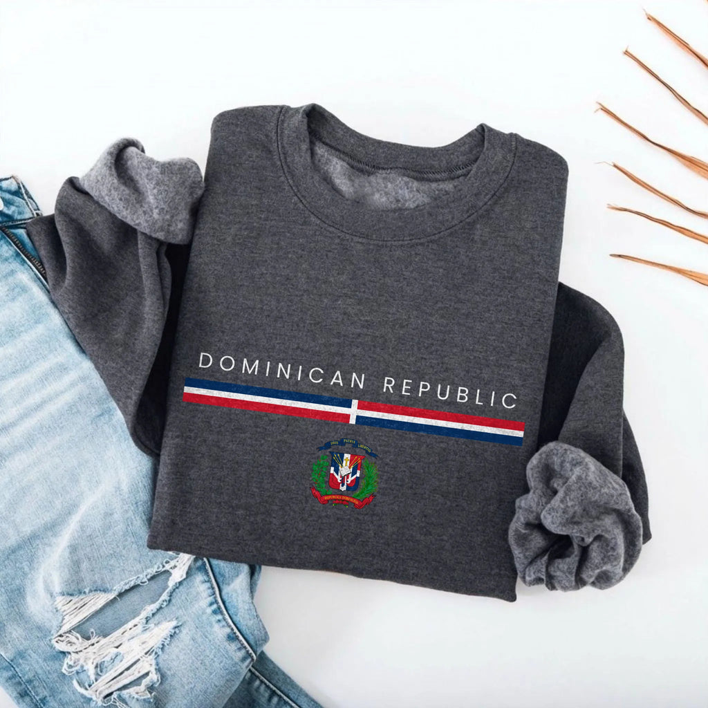 Dominican Republic Flagline Sweatshirt