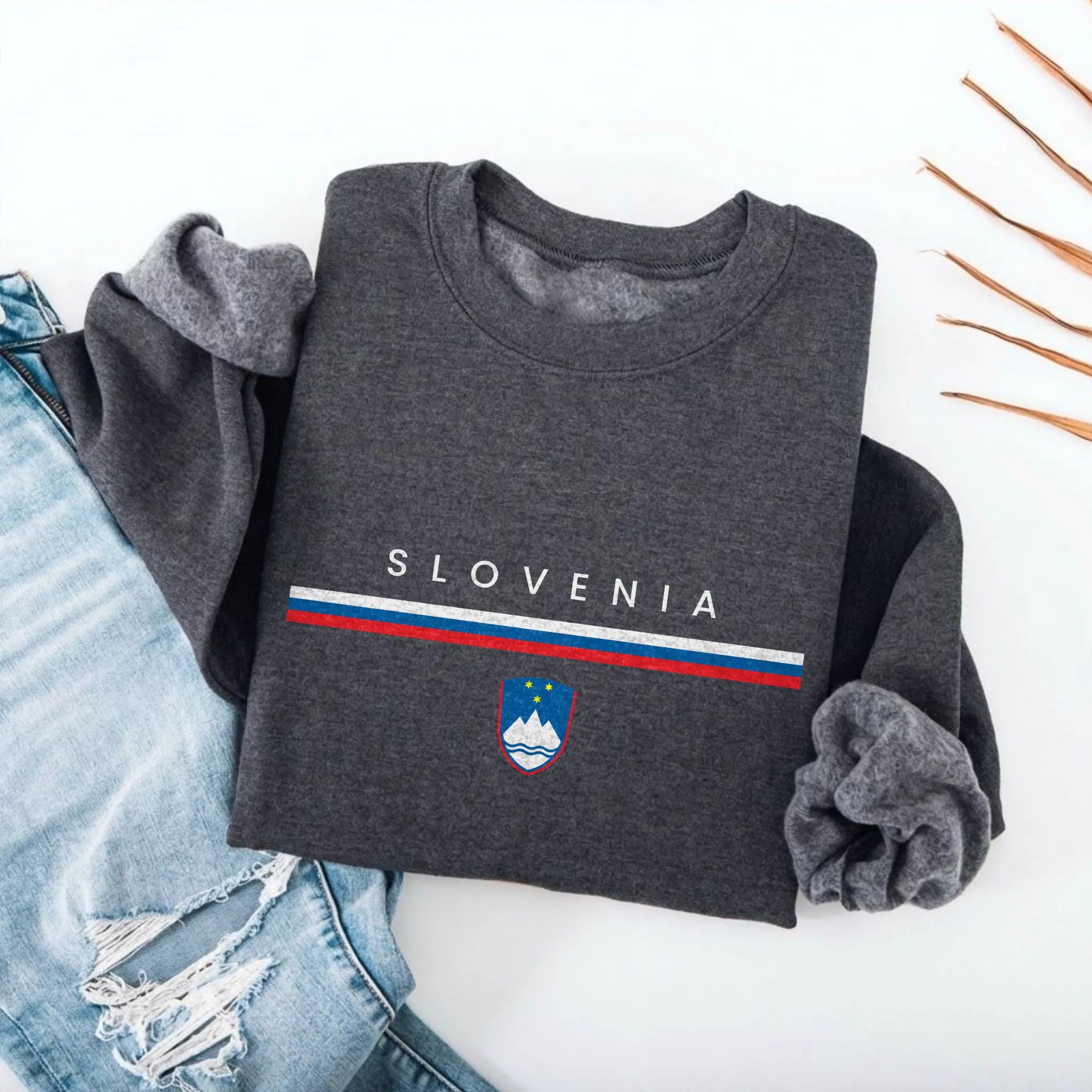 Slovenia Flagline Sweatshirt