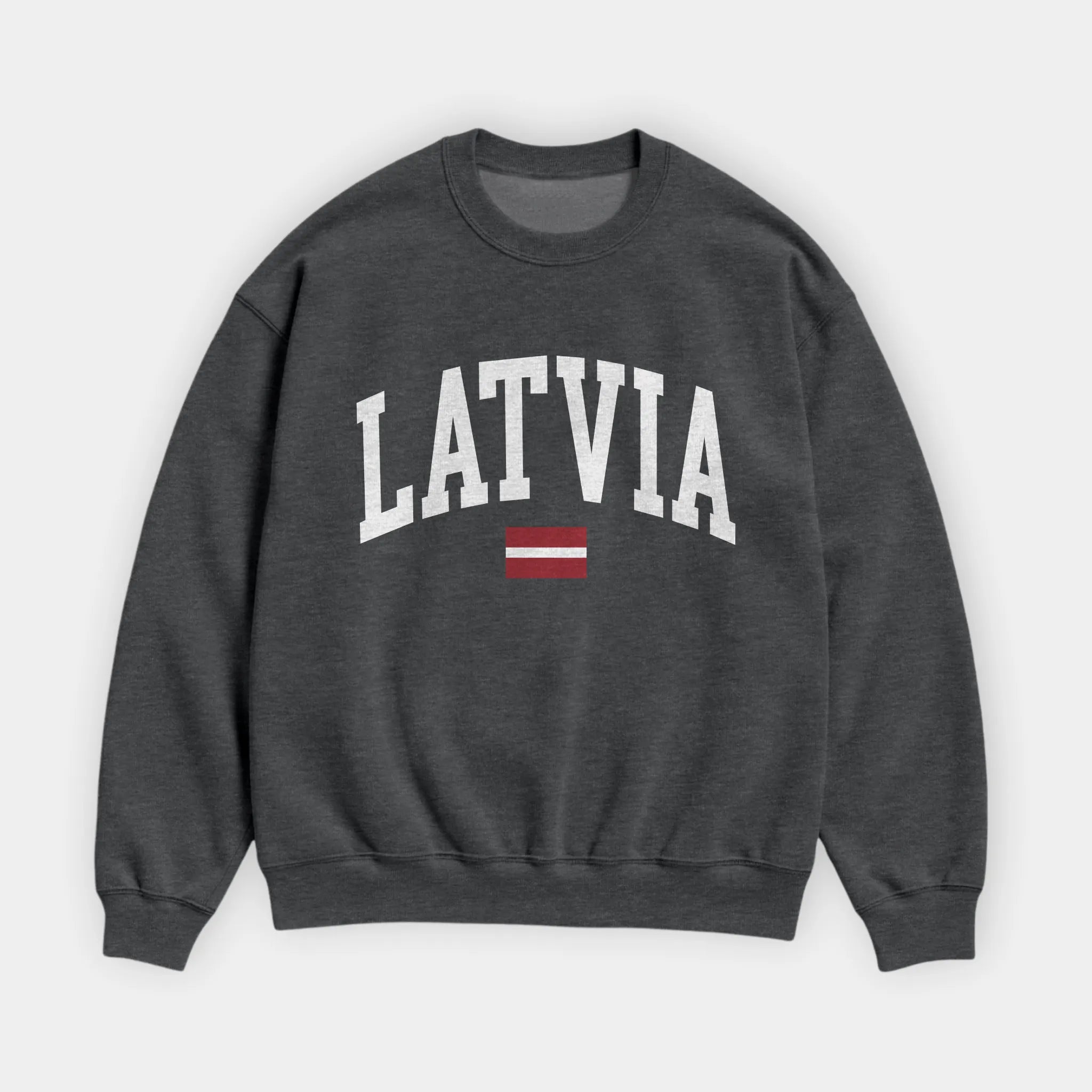 Latvia Collegiate Flag Sweatshirt