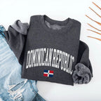 Dominican Republic Collegiate Flag Sweatshirt