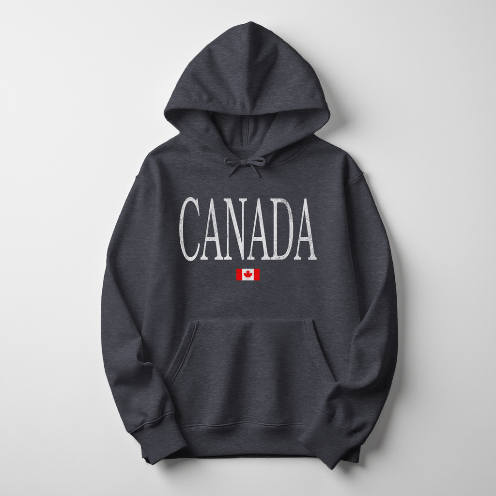 Distressed Canada Hoodie