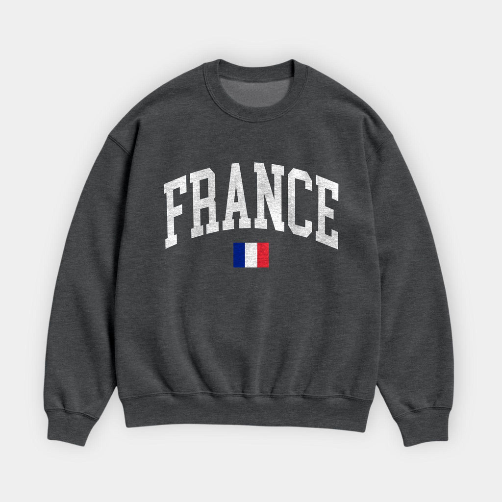 France Collegiate Flag Sweatshirt