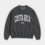 Costa Rica Collegiate Flag Sweatshirt