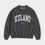 Iceland Collegiate Flag Sweatshirt