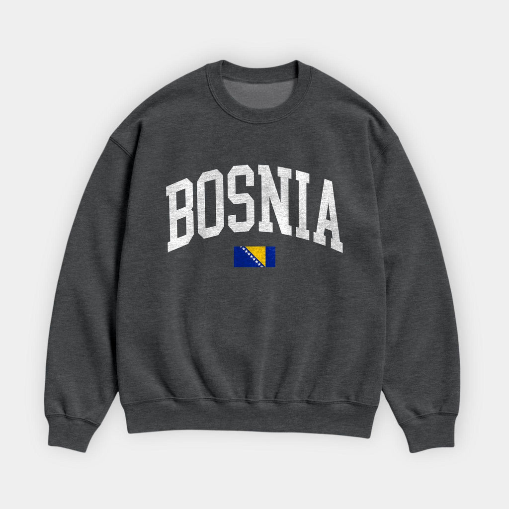 Bosnia Collegiate Flag Sweatshirt