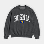 Bosnia Collegiate Flag Sweatshirt
