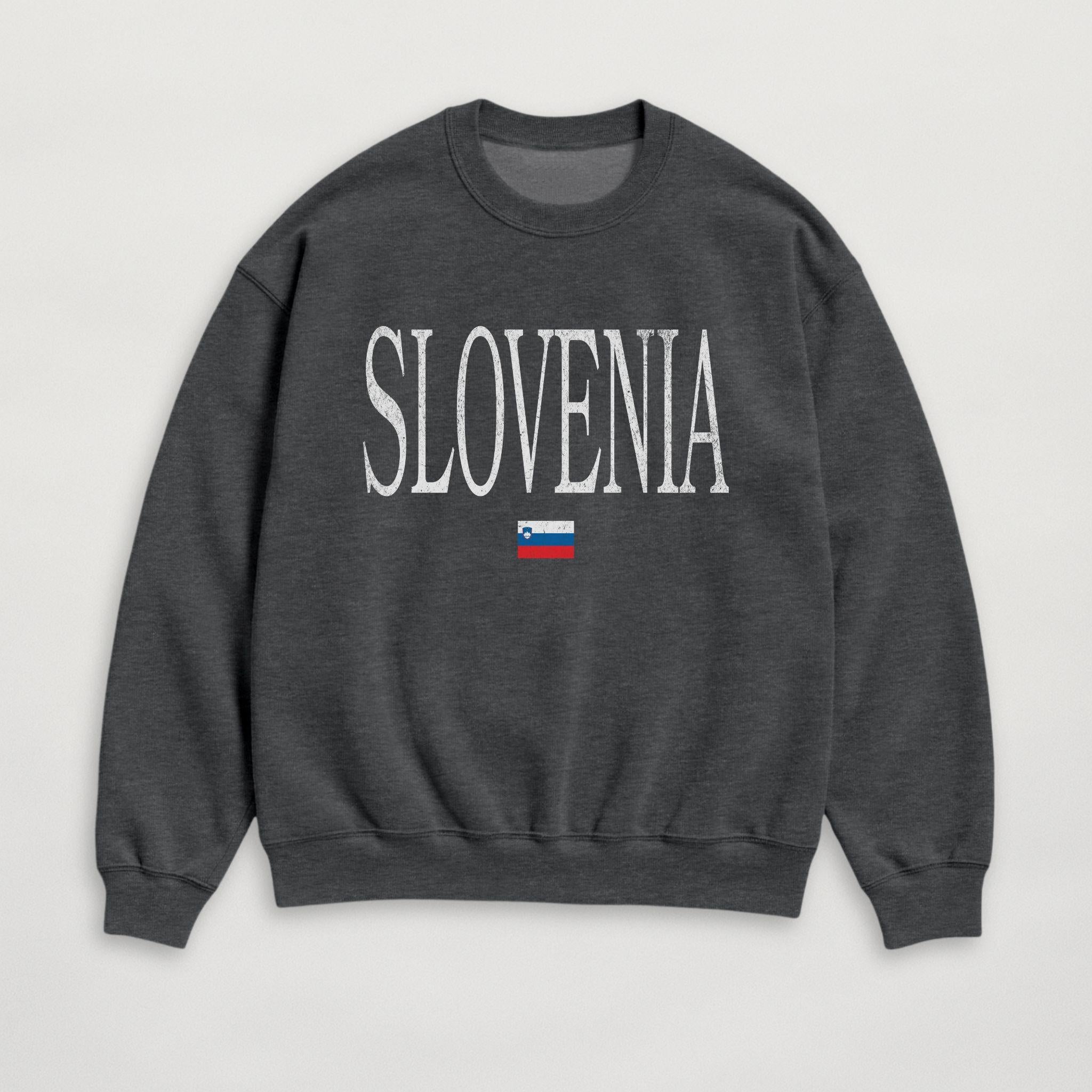 Distressed Slovenia Sweatshirt
