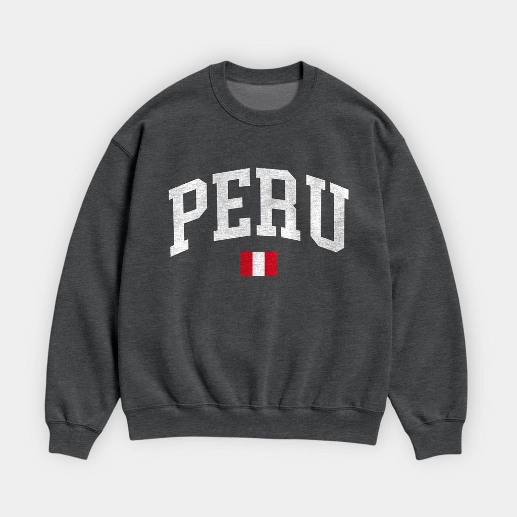 Peru Collegiate Flag Sweatshirt