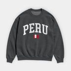 Peru Collegiate Flag Sweatshirt
