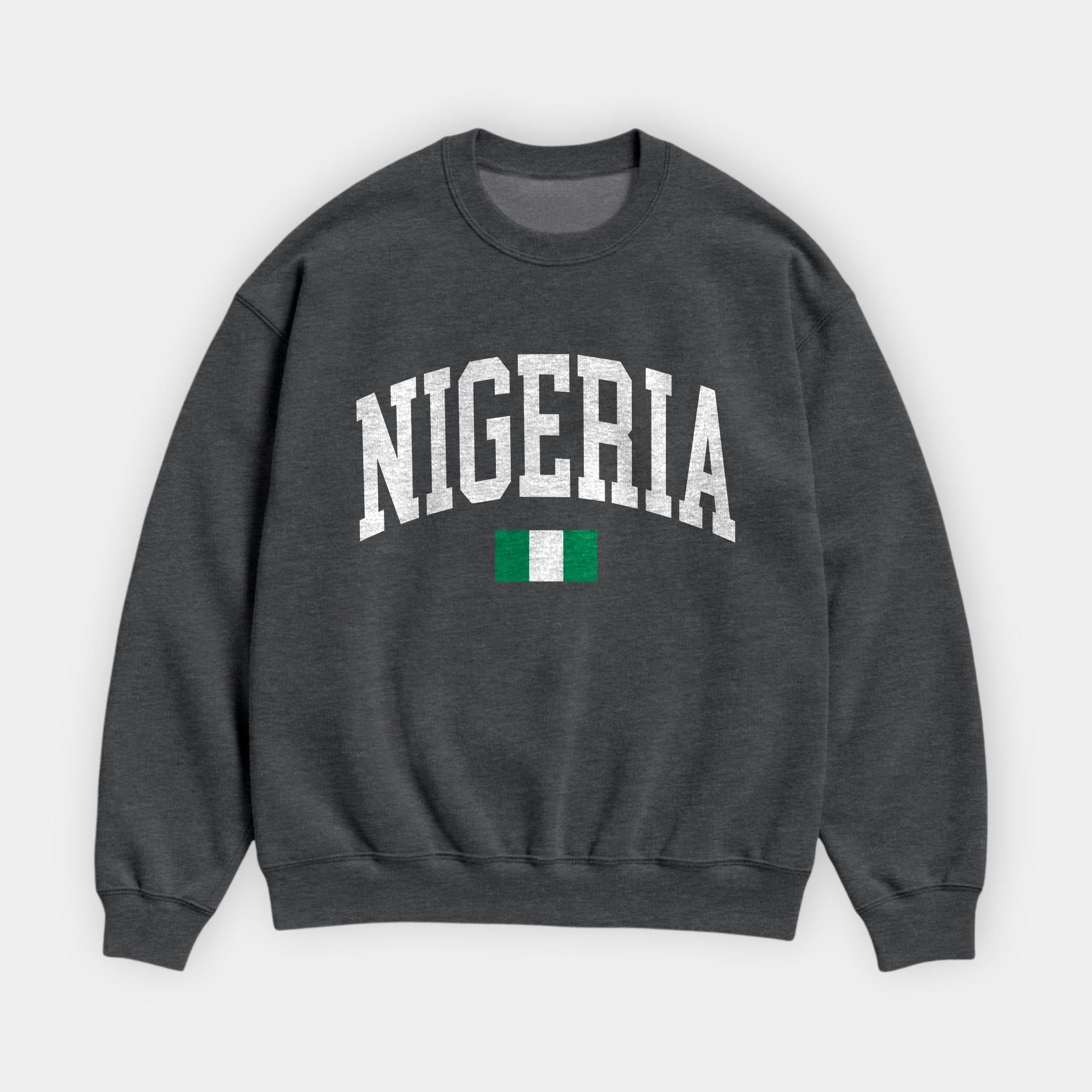Nigeria Collegiate Flag Sweatshirt