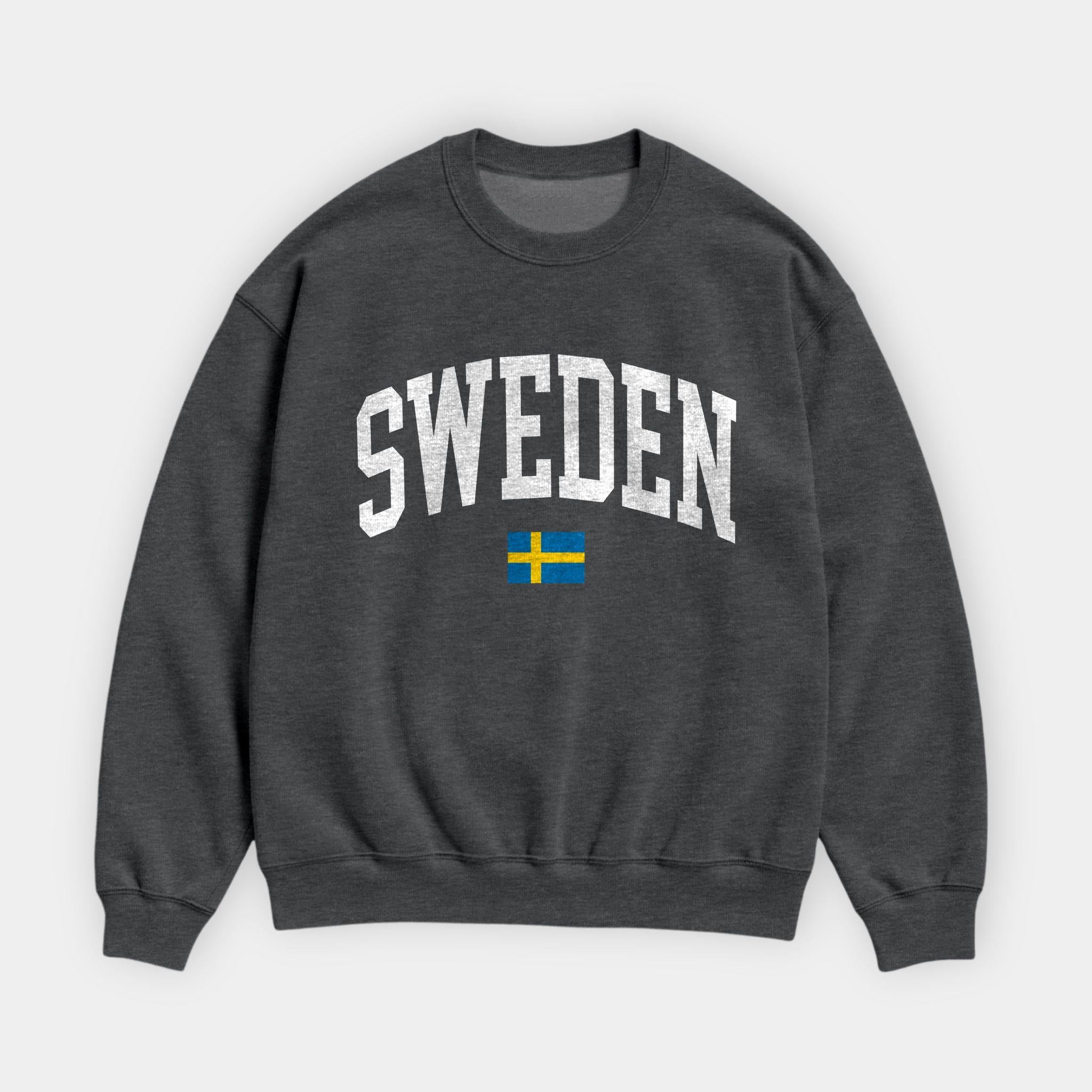 Sweden Collegiate Flag Sweatshirt