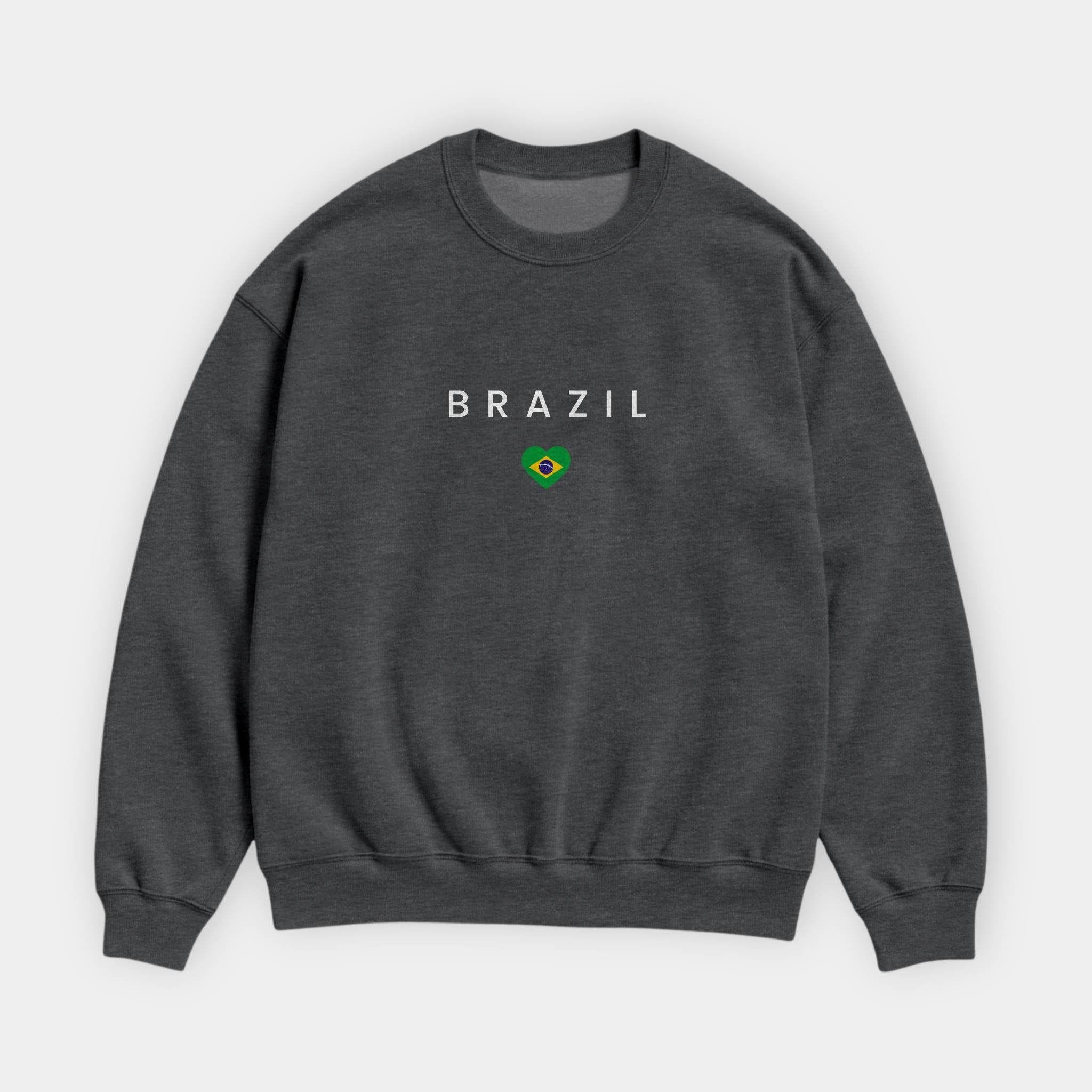 Brazil Minimal Flag Sweatshirt