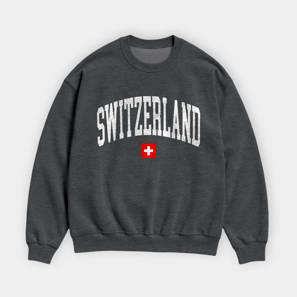 Switzerland Collegiate Flag Sweatshirt