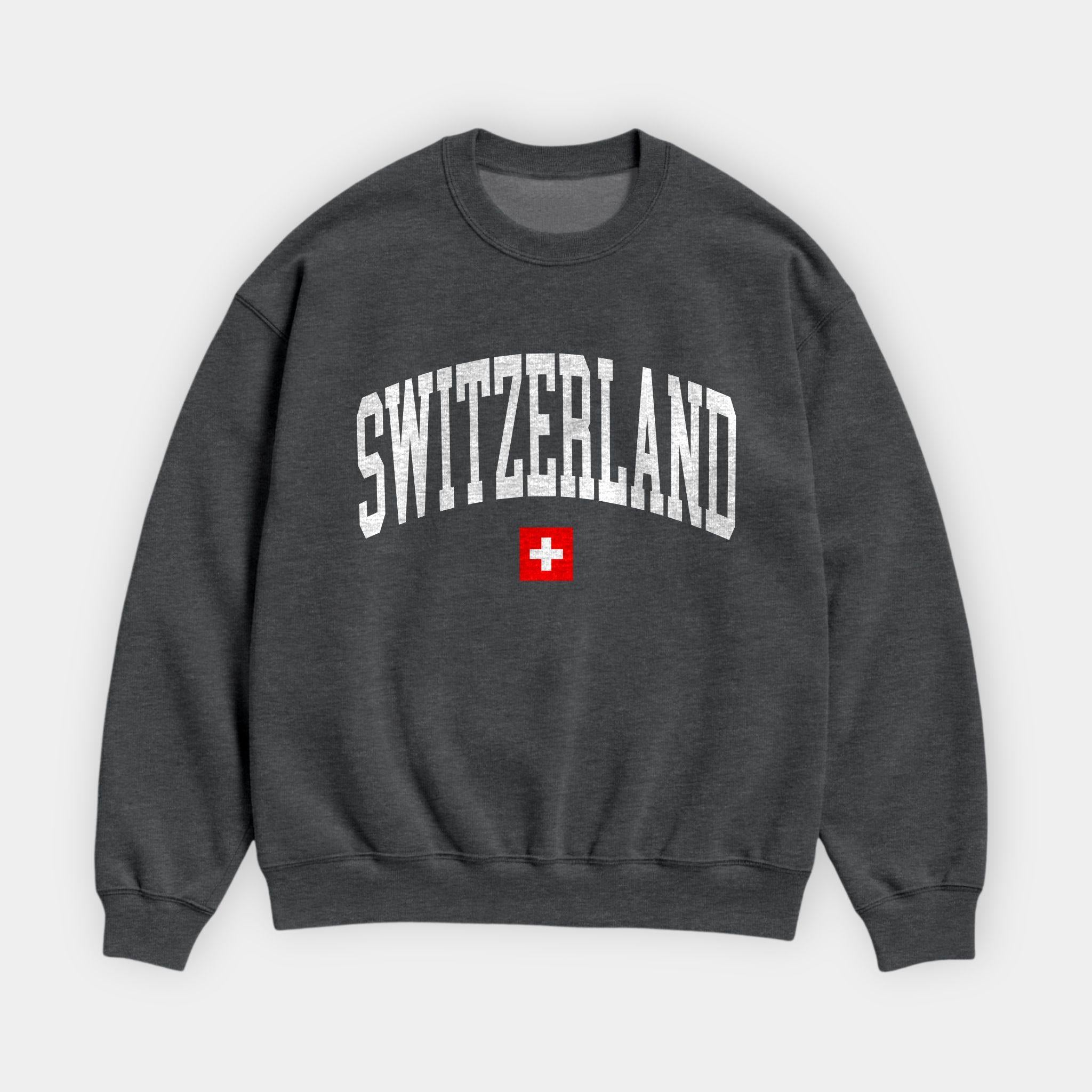 Switzerland Collegiate Flag Sweatshirt