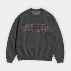 Scotland Tartan Letter Sweatshirt