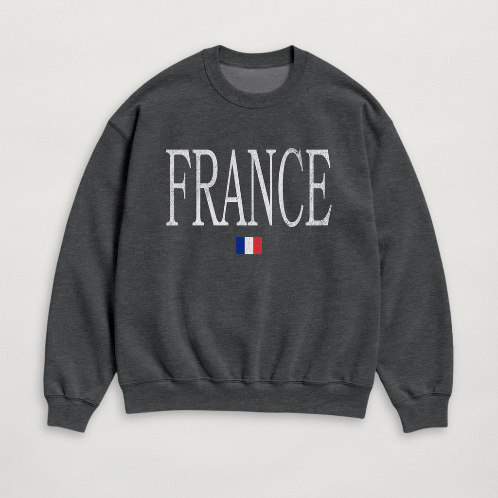 Distressed France Sweatshirt