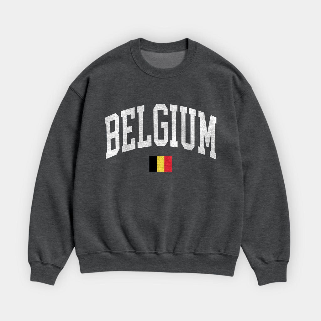 Belgium Collegiate Flag Sweatshirt