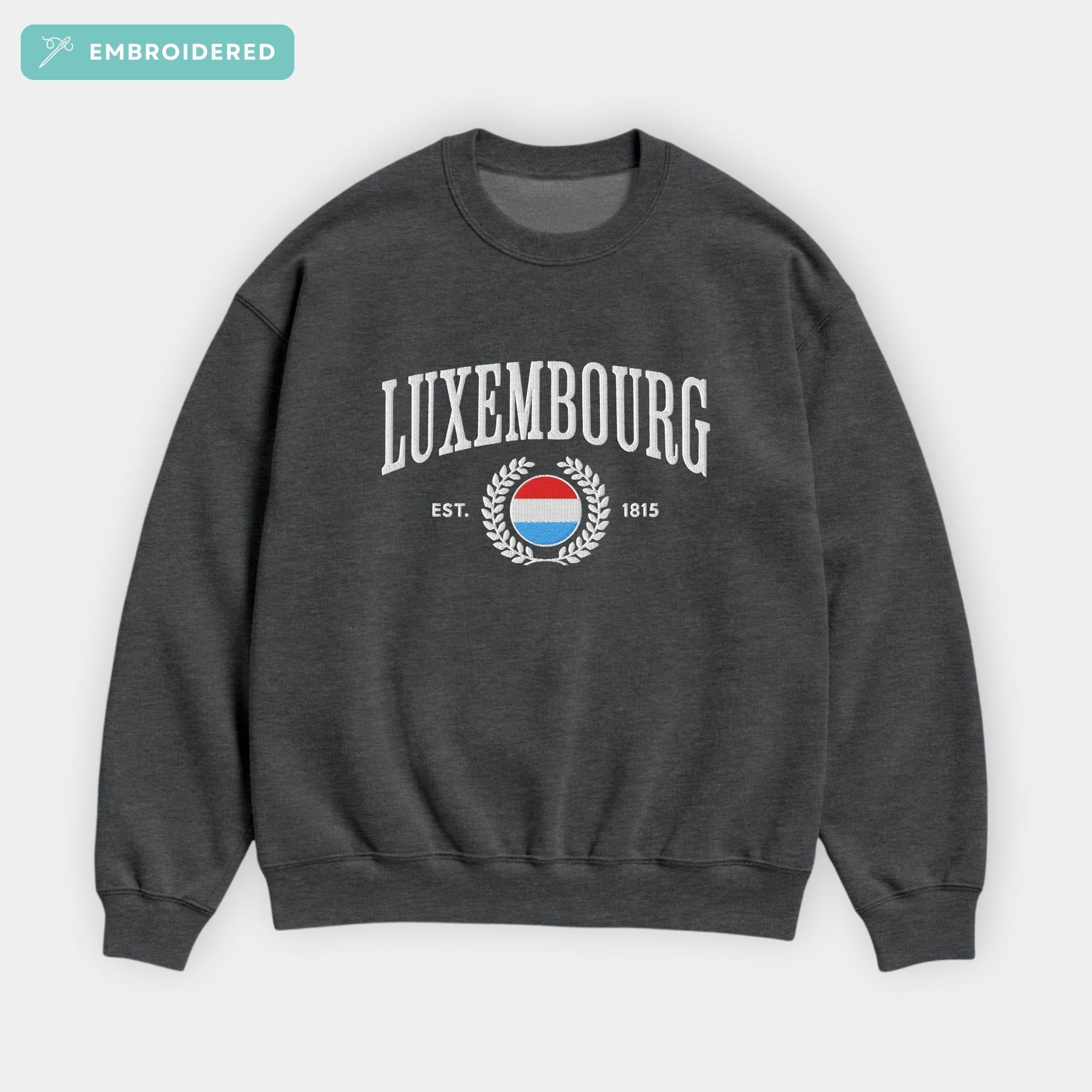 Luxembourg Crest Embroidered Sweatshirt