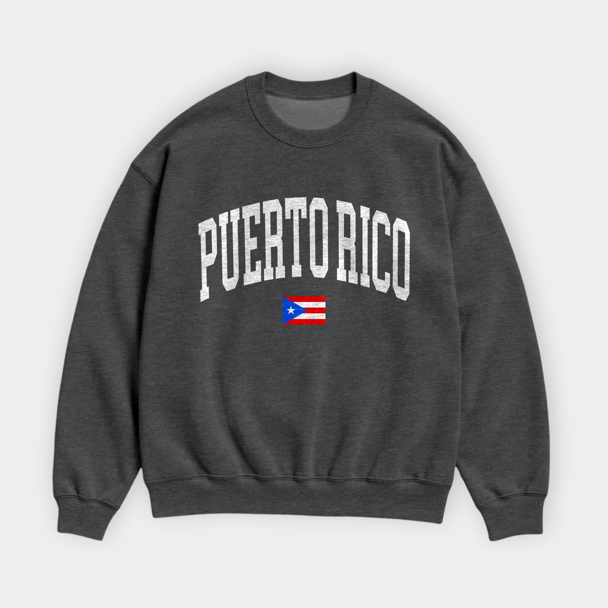 Puerto Rico Collegiate Flag Sweatshirt