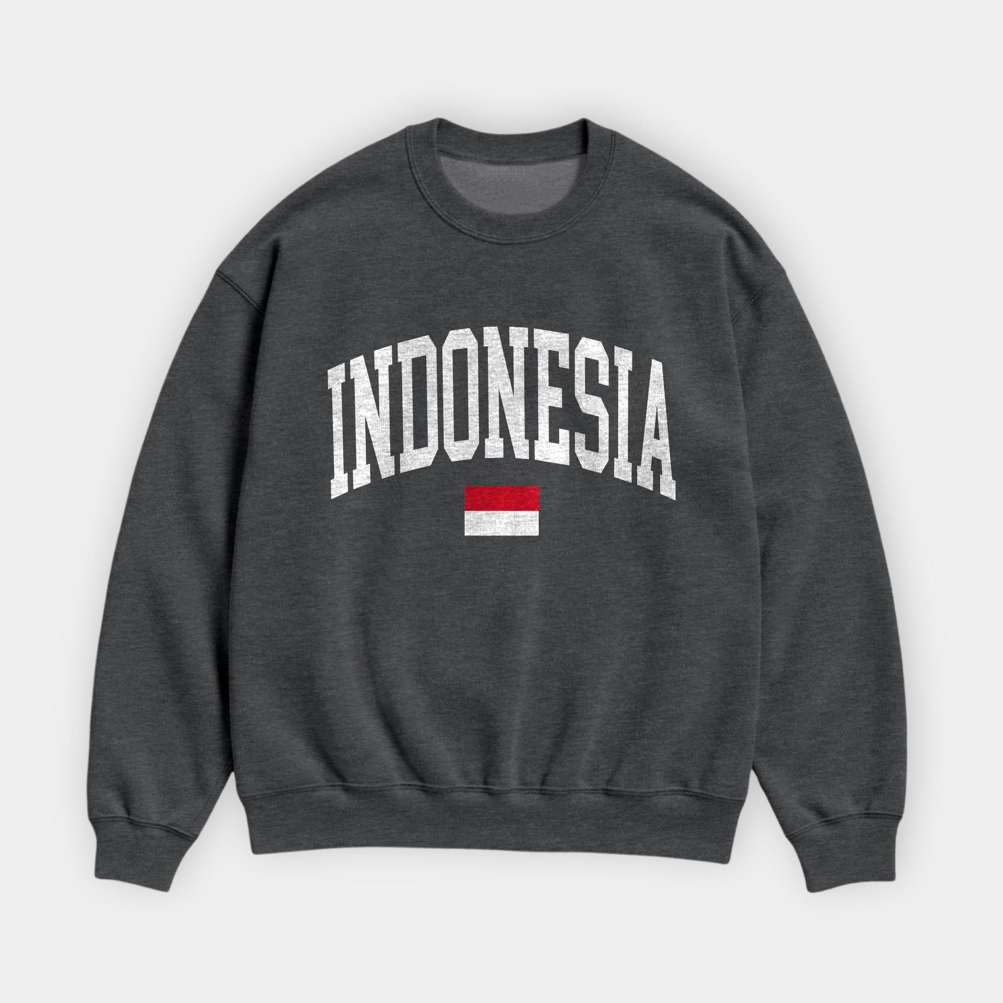Indonesia Collegiate Flag Sweatshirt