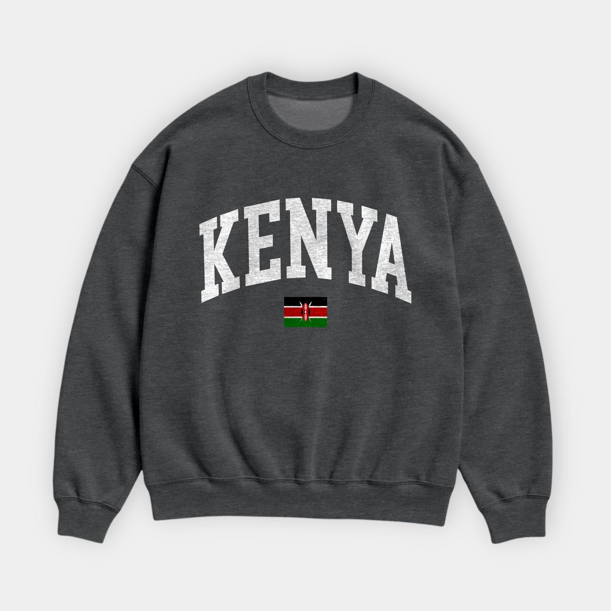 Kenya Collegiate Flag Sweatshirt