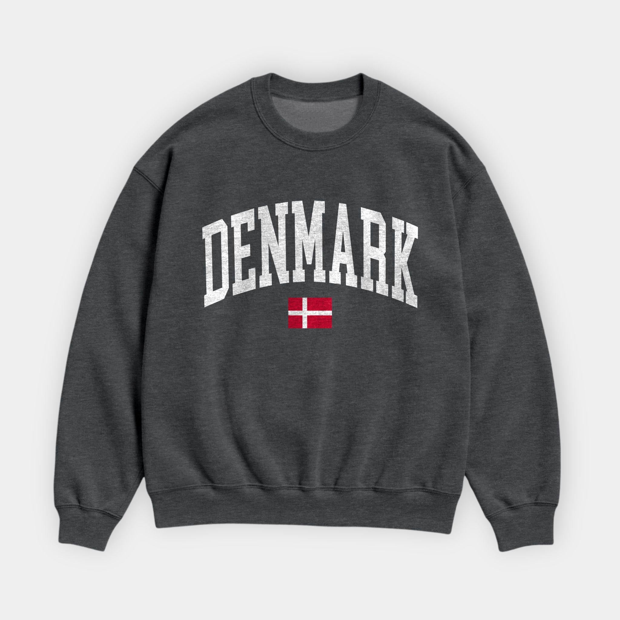 Denmark Collegiate Flag Sweatshirt