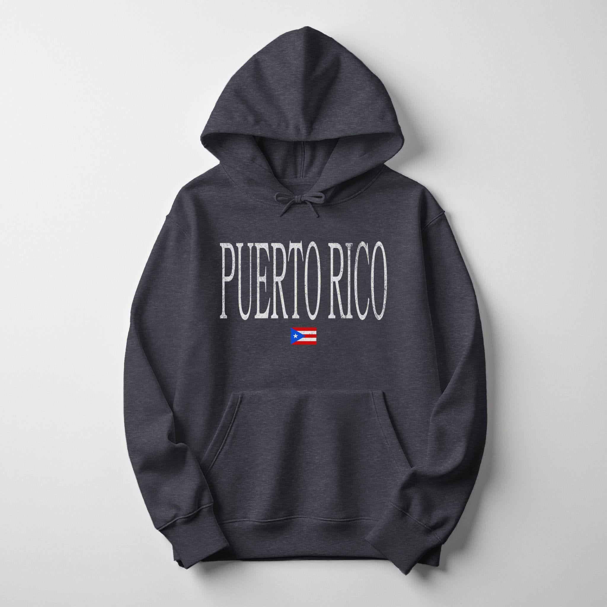 Distressed Puerto Rico Hoodie