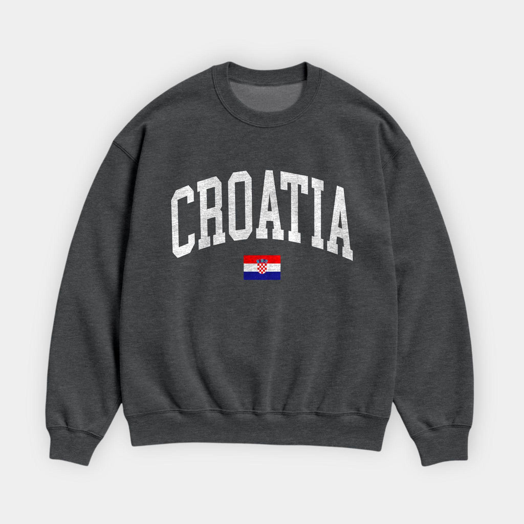 Croatia Collegiate Flag Sweatshirt
