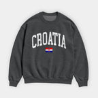 Croatia Collegiate Flag Sweatshirt
